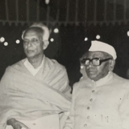 With Chief Minister Chandra Bhan Gupta