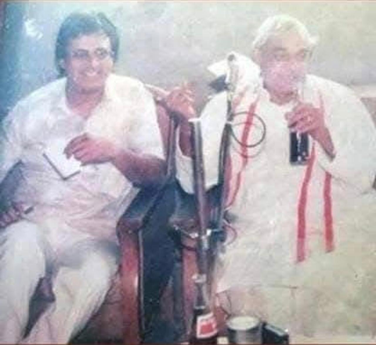 With Prime Minister Atal Bihari Vajpayee